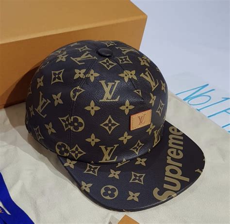 supreme louis vuitton cap